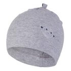 LITTLE ANGEL Čiapka smyk obrázok Outlast ® 2 | 39-41 cm sivý melír / opička